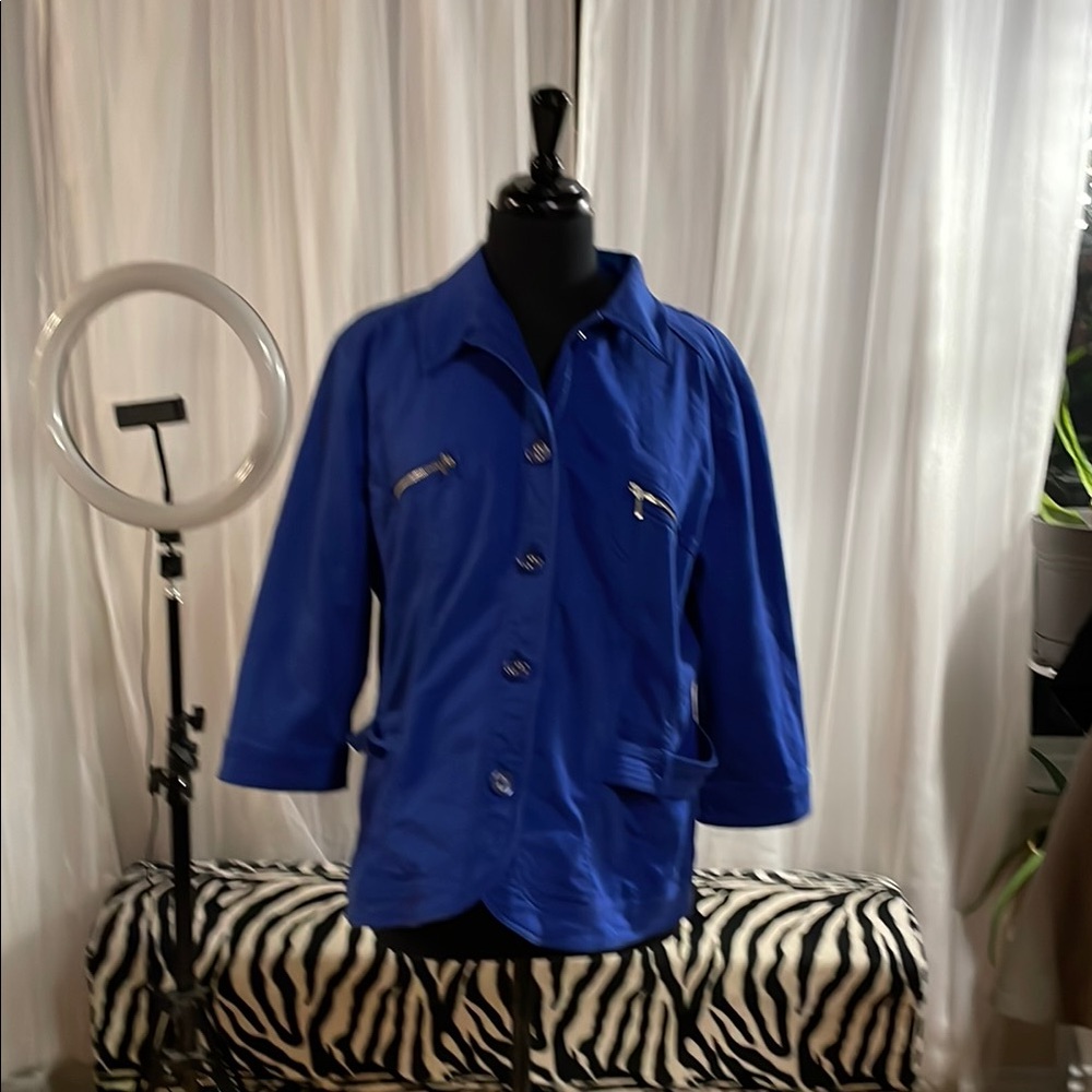 Bellissima Blue Utility Jacket